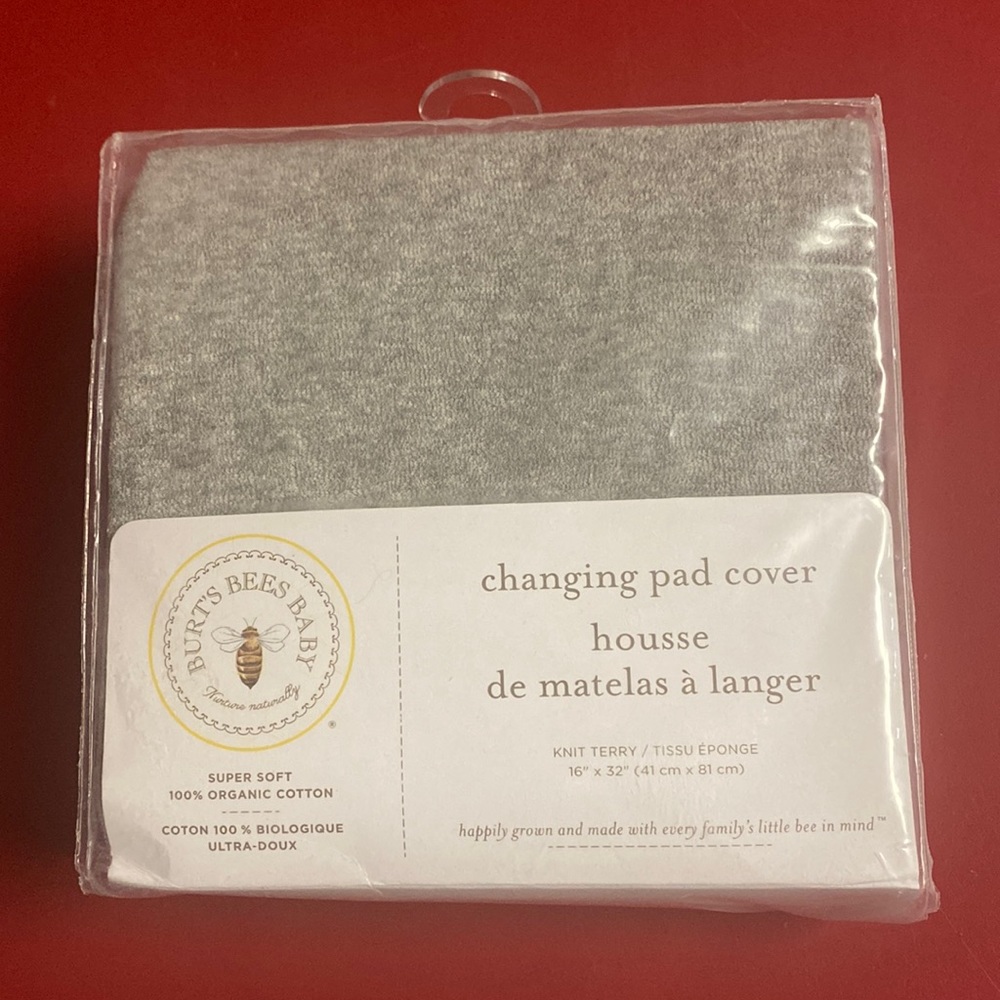 NIB Burt’s Bees Changing Pad Cover